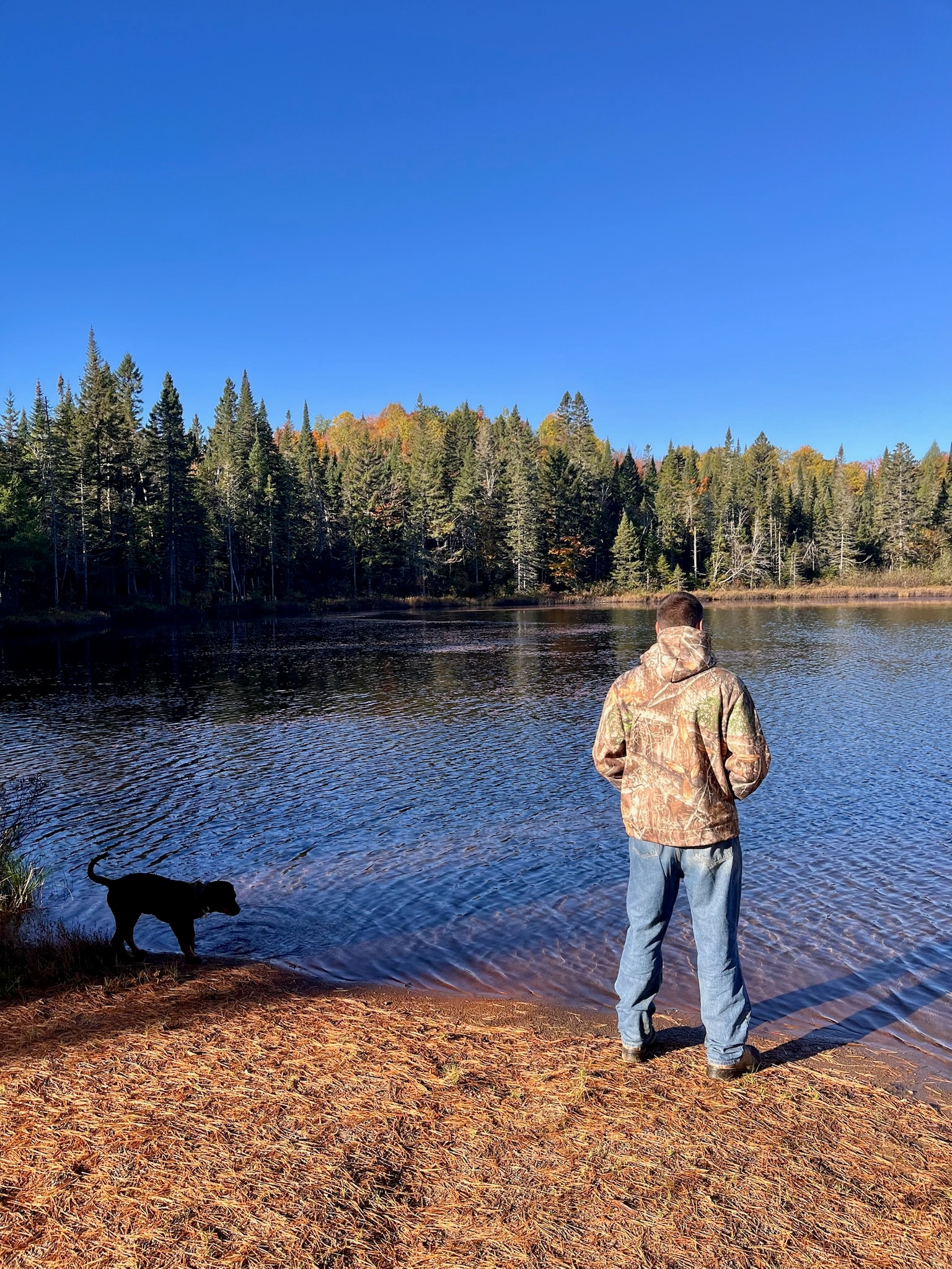Heure dorée sur le lac
